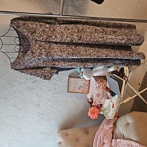 J. Jill Pure Jill cotton v-neck shirt dress with pockets in blue floral.…